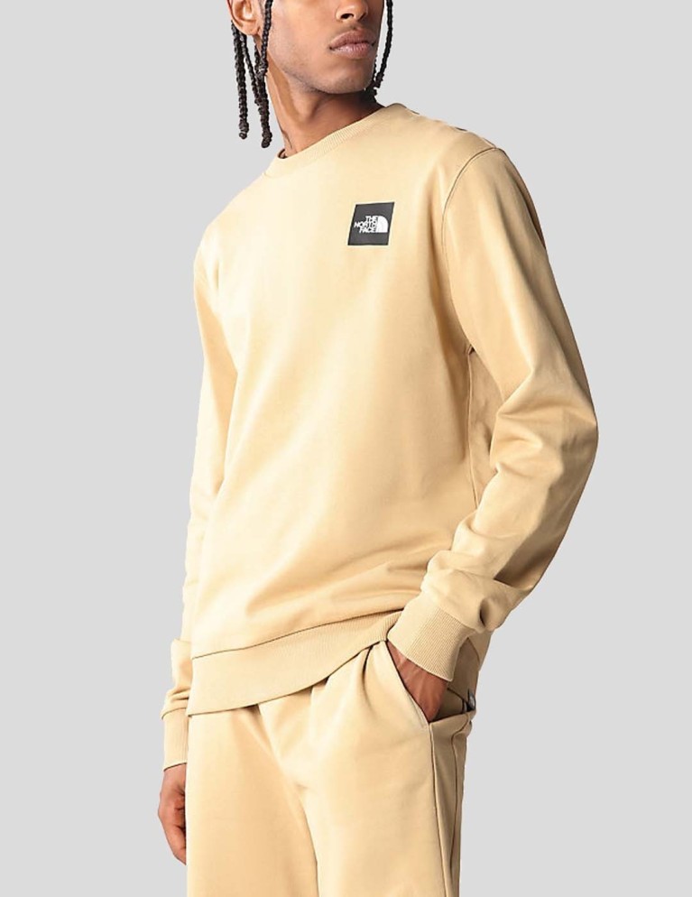 La NORTH FACE Estate logo crew khaki pietra